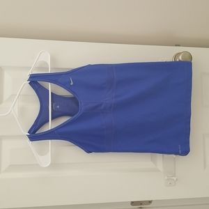 Blue Nike Dri-Fit Tank